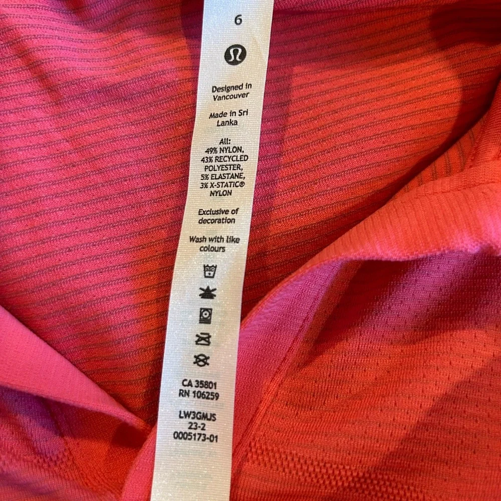 Lululemon Swiftly Tech Relaxed Fit Polo size 6 NEW - Picture 3 of 4